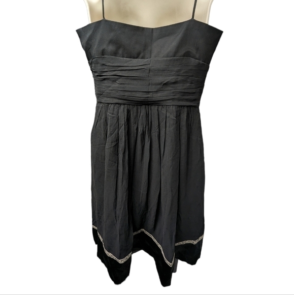 Laundry by Shelli Segal Silk Chiffon Cocktail Slip Dress Sz 6 - Picture 2 of 11